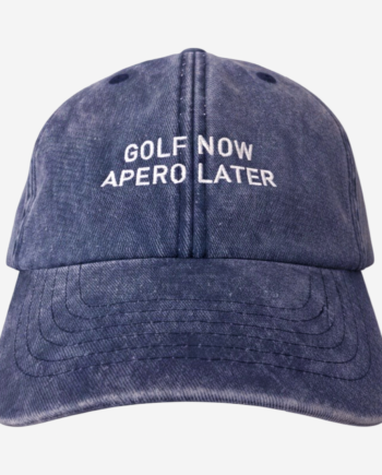 Golf now, apéro later